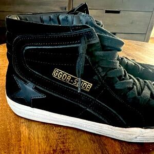 Golden Goose Black high-top sneakers